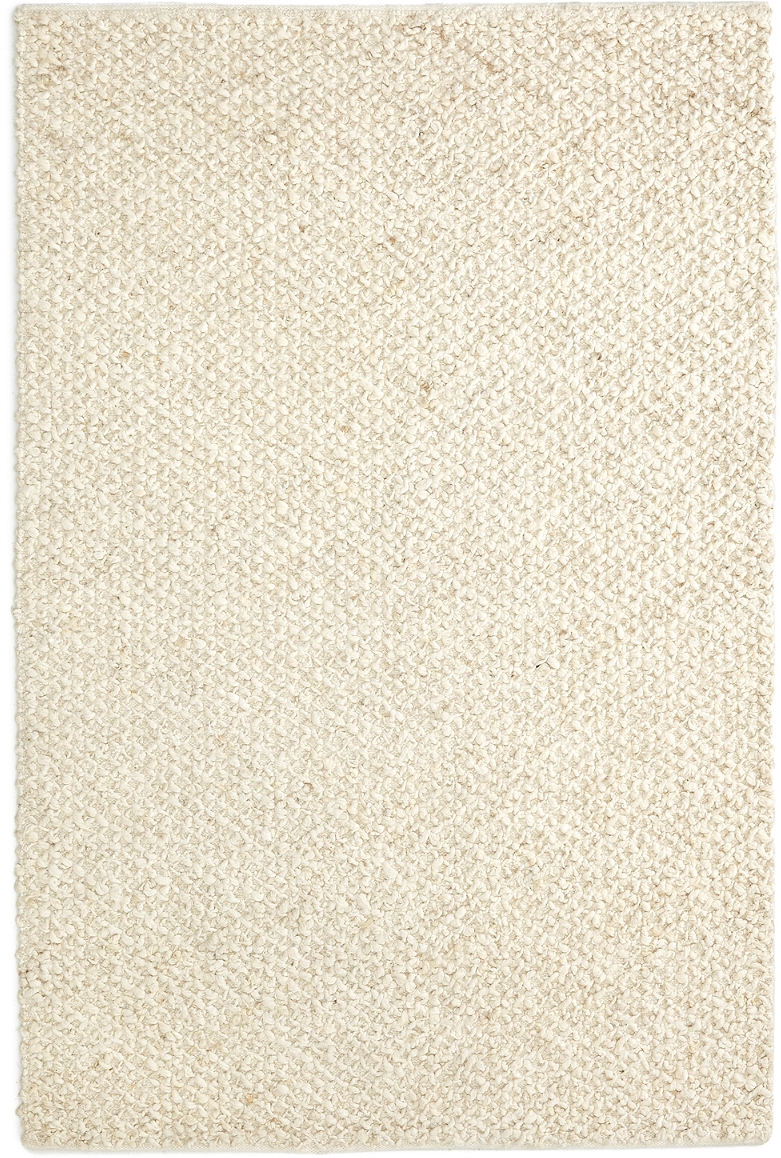 Gulvtæppe Kave Home Miray 160   230 Cm Hvidt Håndvævet 100  Naturmateriale Rustik Kolonial