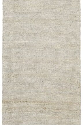 Gulvtæppe Løber House Doctor Hempi 90x300 Cm Lysegrå Hamp Jute Bomuld Antiskrid