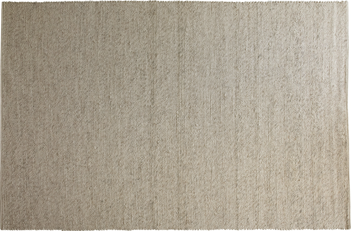 Gulvtæppe Rowico Donegal Håndvævet Uldtæppe Løkket Luv 200ã 290 Cm Beige