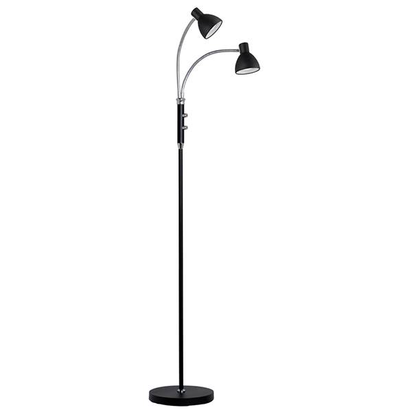 Halo Design Hudson   Arm Gulvlampe Sort  : Erling Christensen Møbler