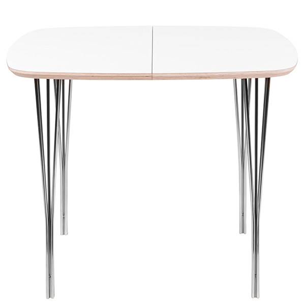 Haslev Symphony 84 Spisebord Laminat Splitben 105   105 Cm   : Erling Christensen Møbler
