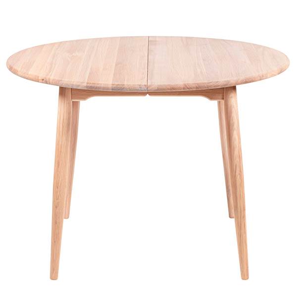 Haslev Symphony 92 Spisebord Massiv Træstel ø120 Cm   : Erling Christensen Møbler