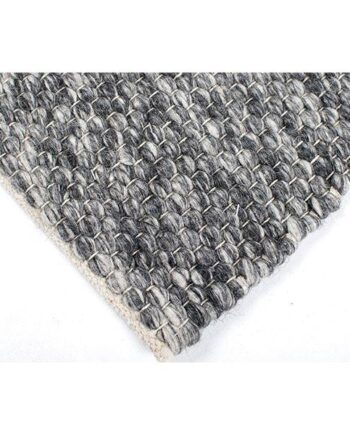 Hc Interior Rugs Greenland 100  Uld Dark Grey 140   200 Cm  : Erling Christensen Møbler