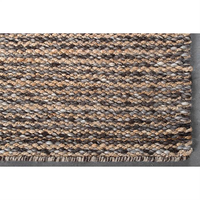Hc Interior Rugs Malta Grey Brown Nature 140   200 Cm  : Erling Christensen Møbler