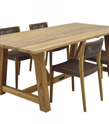Hercules Alana Teak Havemøbelsæt 100x200 Cm