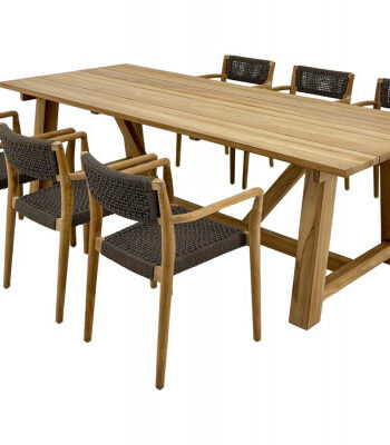 Hercules Tonka Teak Havemøbelsæt     Stole 100x246 Cm