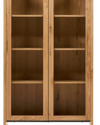 Highboard Kommode Kave Home Alguema   Skænk Med Push Open Og   Justerbare Hylder  Natur
