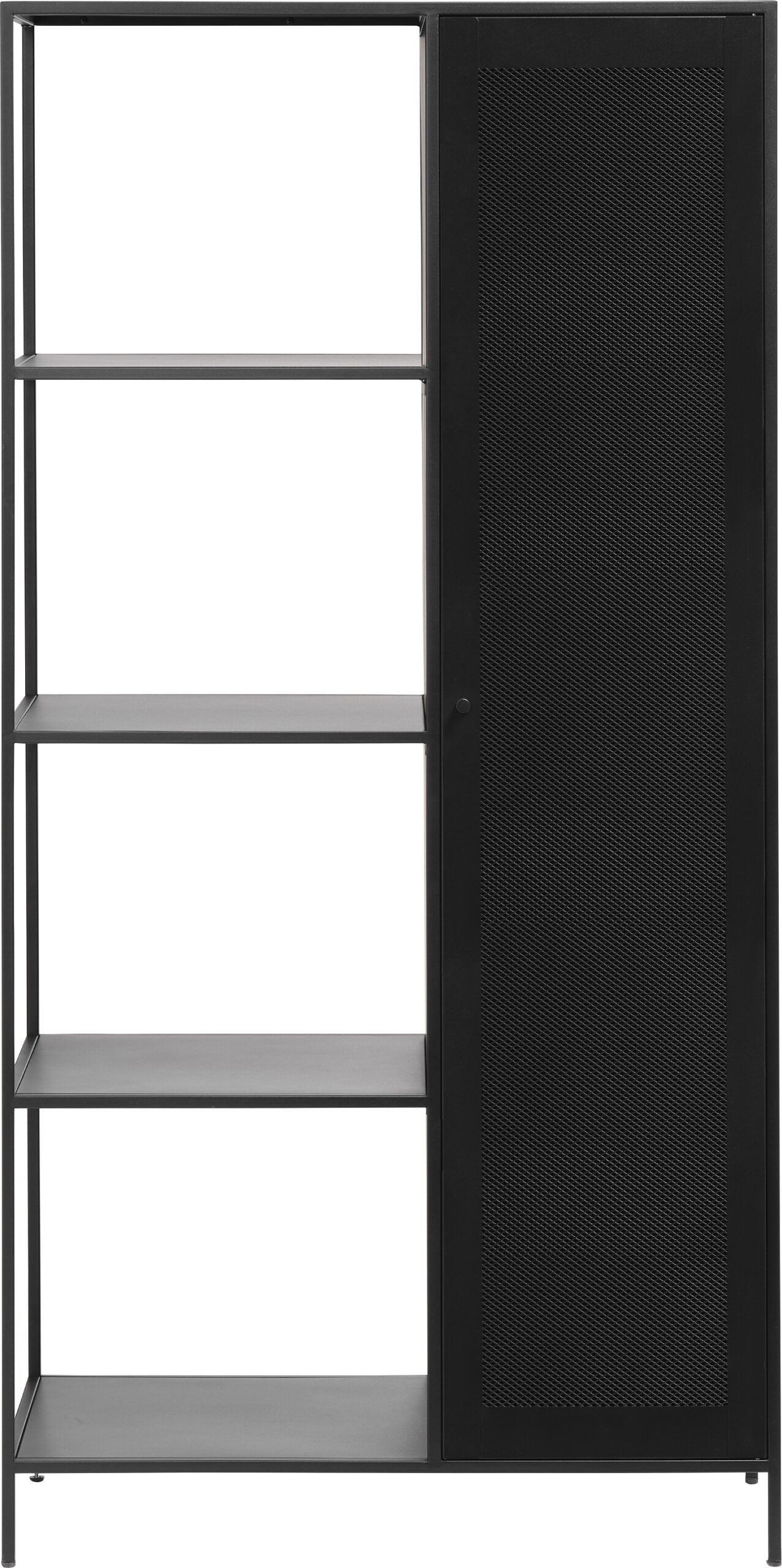 Highboard Opbevaringsskab Nordique Design Malibu 180x90 Cm Sort Metal