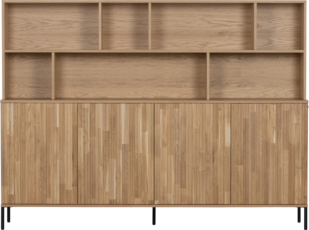 Highboard Woood Exclusive New   Højskab   Eg Natur 150ã 200ã 44 Cm