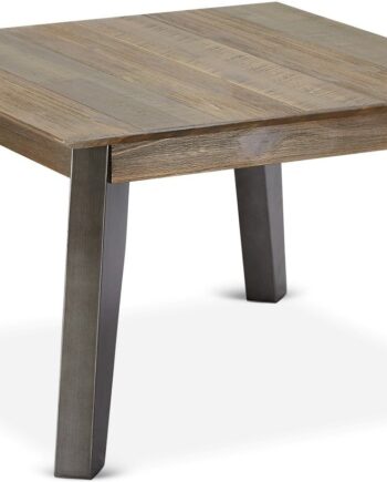 Hjørnebord Sidebord Raymond   Hallmark Derby   Akacietræ 45x70x70 Cm Brun Antracit
