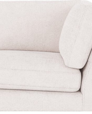 Hjørnemodul Modulsofa Rowico Duncan Greg   Hvid Polyester Holdbar Elegant Fleksibel Fsc-mix Certificeret