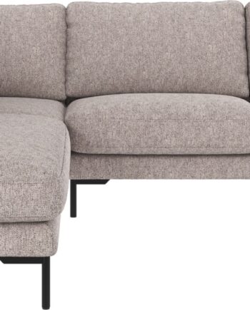 Hjørnesofa  -sofa Venstrevendt Rowico Corwin   Gråt Max 180-stof Med Metalramme