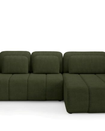 Hjørnesofa Maison Vellé Norvella Loungesofa  Bouclé Stof Quelle 38  304x190 Cm  Sovefunktion 240x140 Cm Med Sengeboks