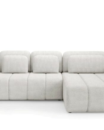 Hjørnesofa Maison Vellé Norvella Loungesofa Quelle 01 Bouclé 100  Polyester Sovesofa 240x140 H95xb304xd190