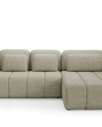 Hjørnesofa Maison Vellé Norvella Loungesofa  Quelle 03 Bouclé Stof  304x190 Cm  Sovefunktion 240x140 Cm