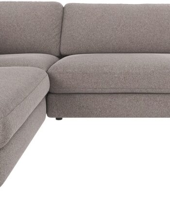 Hjørnesofa Modulsofa Rowico Duncan Gråbeige Polyester Brenda 345x216 Cm