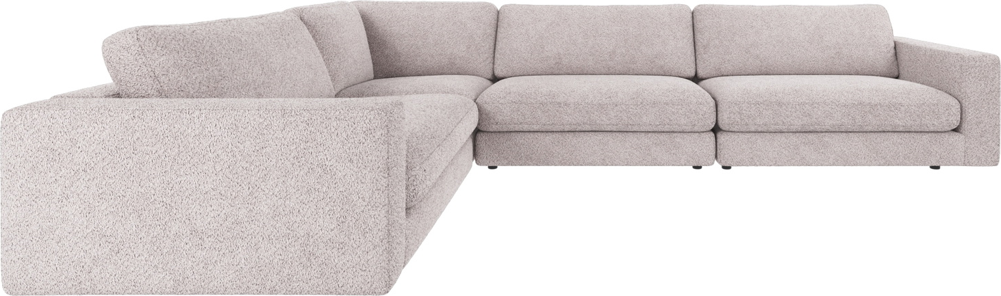 Hjørnesofa Modulsofa Rowico Duncan Lysegrå Anna 15 Polyester 345ã 233 Cm