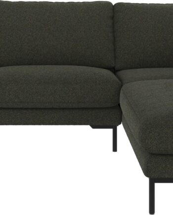 Hjørnesofa Rowico Corwin Alice 162 Dybdegrøn Højrevendt H83ã B266ã D226 Cm