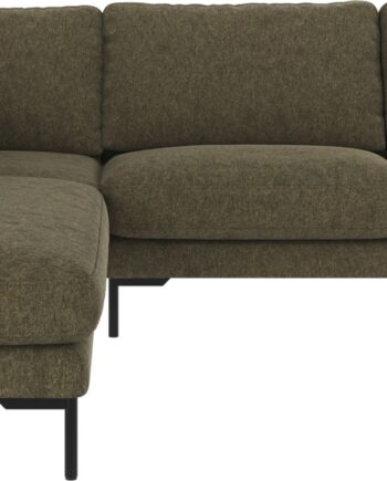 Hjørnesofa Rowico Corwin Venstrevendt Grøn   Brenda-stof 266x226 Cm