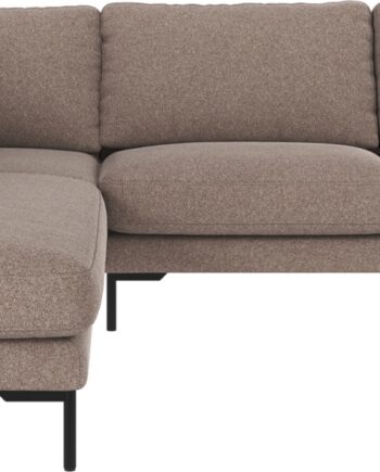 Hjørnesofa Rowico Corwin Venstrevendt Skandinavisk Design Beige Stof Brenda 266x226x83 Cm