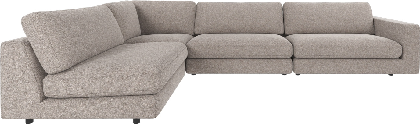 Hjørnesofa Rowico Duncan Gråt Stof Bobby   345x216 Cm Modulær Med Fsc-mix Ramme