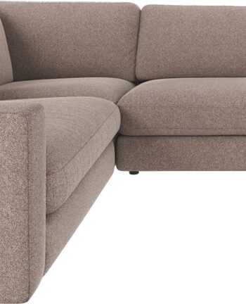 Hjørnesofa Rowico Duncan   Beige Modulsofa 325x230 Cm   Med High Resilience-koldskum   Zig-zag-fjedre