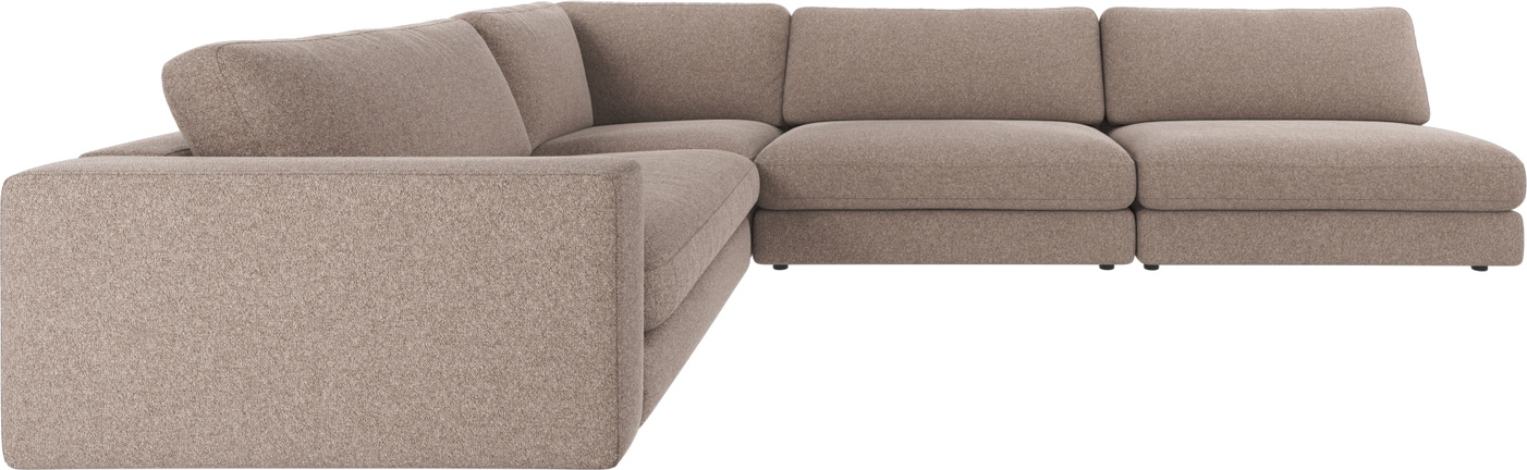 Hjørnesofa Rowico Duncan   Beige Modulsofa 325x230 Cm   Med High Resilience-koldskum   Zig-zag-fjedre