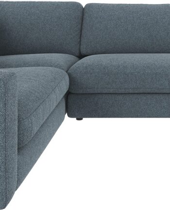 Hjørnesofa Rowico Duncan   Bobby 15 Mellemblå Polyester   Modulopbygget Loungehjørne B345ã D233ã H78 Cm