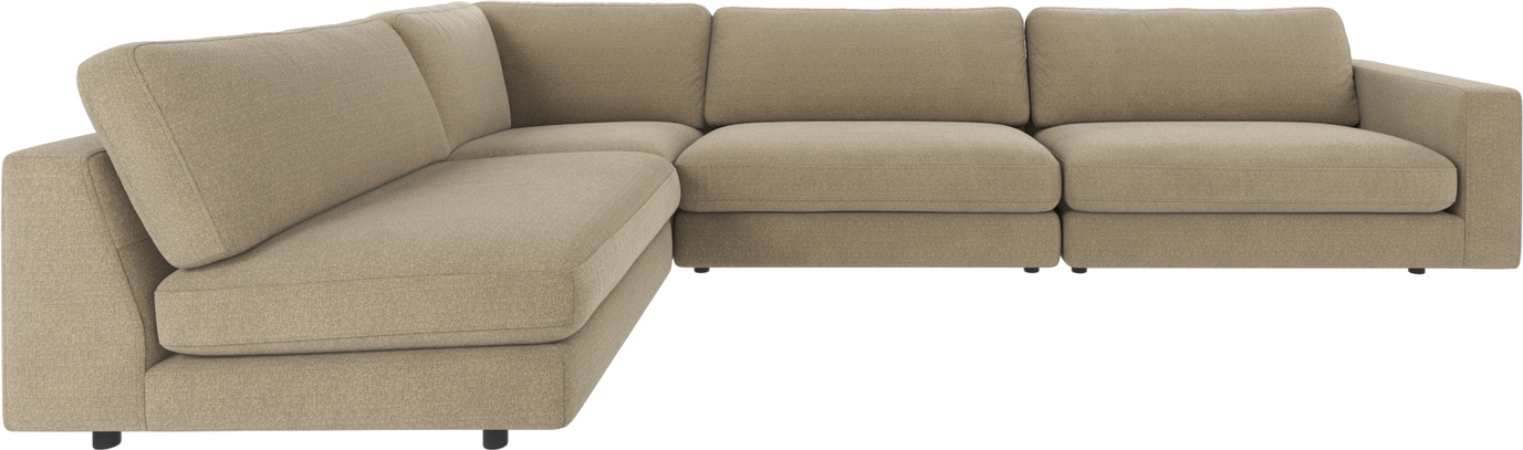 Hjørnesofa Rowico Duncan   Mørk Beige   Modulopbygget Sofa   Slidstærkt Rita-stof  Fsc-certificeret Ramme