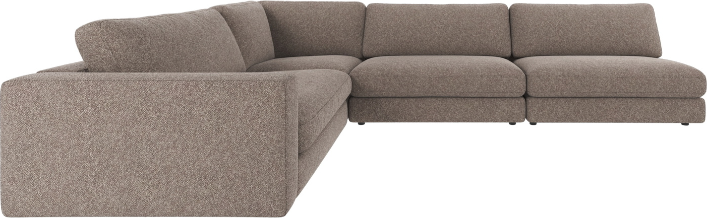 Hjørnesofa Rowico Duncan   Mørk Beige 100  Polyester Modulsofa 325ã 230ã 78 Cm