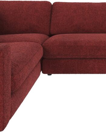 Hjørnesofa Rowico Duncan  -formet   Rød Anna   100  Polyester 345x233 Cm