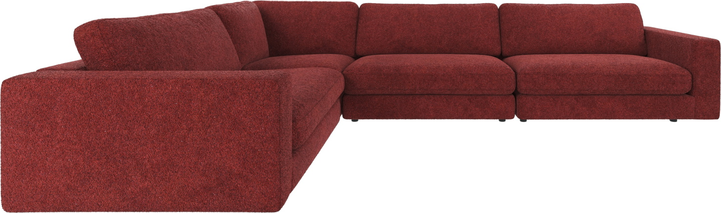Hjørnesofa Rowico Duncan  -formet   Rød Anna   100  Polyester 345x233 Cm