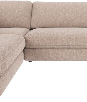 Hjørnesofa Rowico Duncan Lysebeige Alice 01 Polyesterstof Modulopbygget Fsc-mix 345x216 Cm