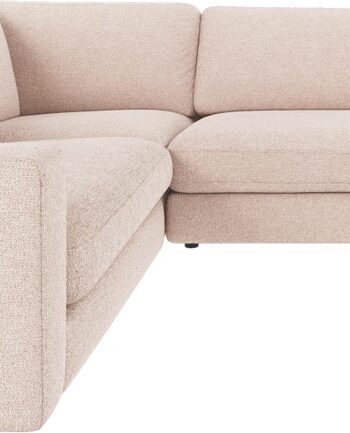 Hjørnesofa Rowico Duncan Lysebeige Polyester Modulsofa 325x230 Cm