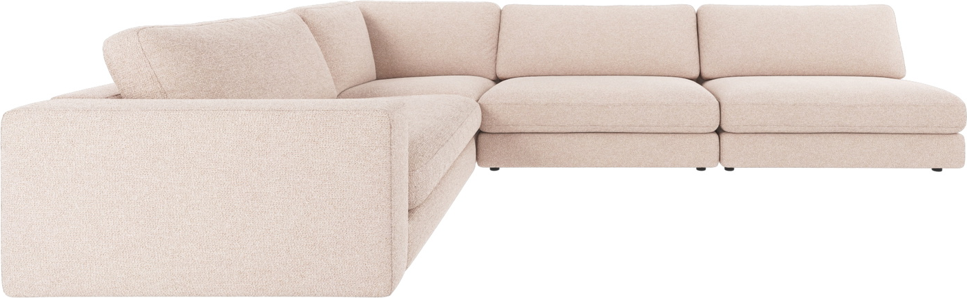 Hjørnesofa Rowico Duncan Lysebeige Polyester Modulsofa 325x230 Cm