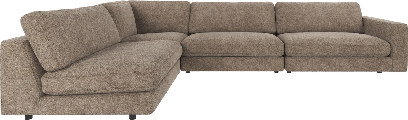 Hjørnesofa Rowico Duncan Modulopbygget Anna   Mørk Beige Stof