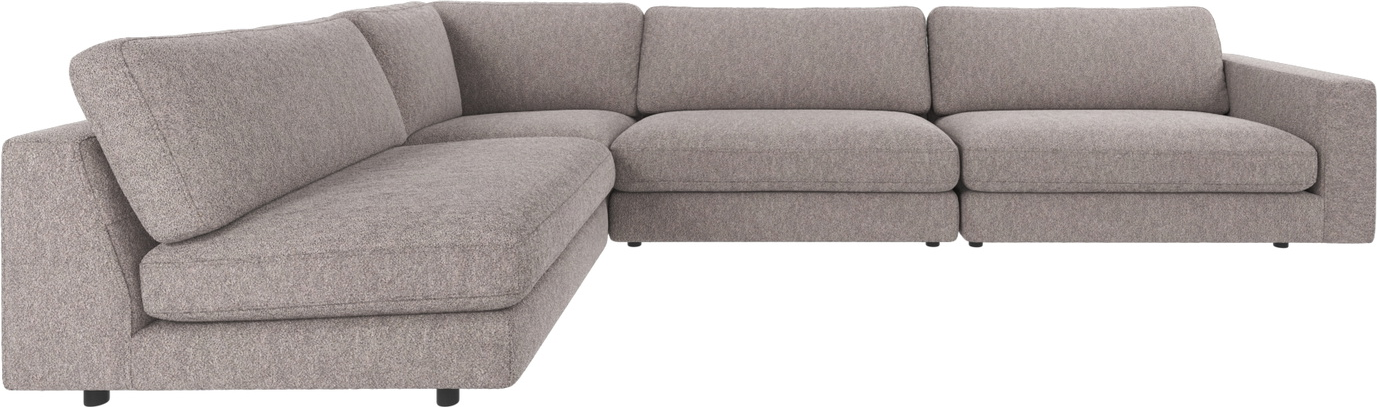 Hjørnesofa Rowico Duncan Modulopbygget  -form 345ã 216ã 78 Cm Grå Alice 149 Polyester