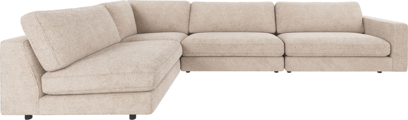 Hjørnesofa Rowico Duncan Modulopbygget Lysegrå Stof Robin 100  Polyester Bæredygtigt Fsc-mix Stel Med Koldskum Og Nozag-fjedre