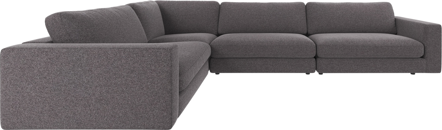 Hjørnesofa Rowico Duncan Modulopbygget Mørkegrå Brenda 18 Polyester Fsc-mix