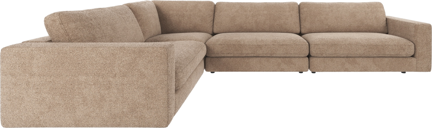 Hjørnesofa Rowico Duncan Modulsofa   Gråbeige Robin Slidstærk 100   Polyester