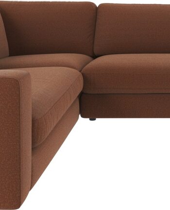 Hjørnesofa Rowico Duncan Rita Rød   Ekstra Rummelig Sofa 325ã 230 Cm Nordisk Design   Slidstærkt Polyester   Bæredygtig Kvalitet