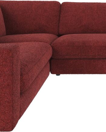 Hjørnesofa Rowico Duncan Rød Anna   Polyester Modulopbygget H78xb325xd230 Cm
