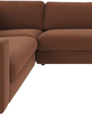 Hjørnesofa Rowico Duncan Rød Rita 96 Stof   Modulopbygget Design Med Høj Komfort
