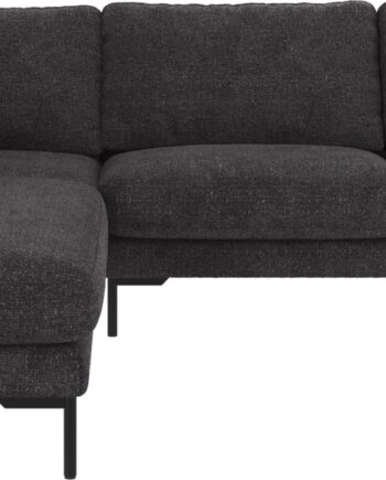 Hjørnesofa Venstrevendt Rowico Corwin Robin Stof Mørkegrå H83ã B266ã D226 Cm