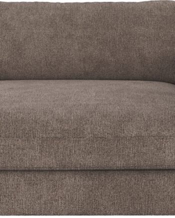 Højre Armlæn Rowico Duncan Til Lang Modulsofa   Greg   Mørk Beige Polyesterstof