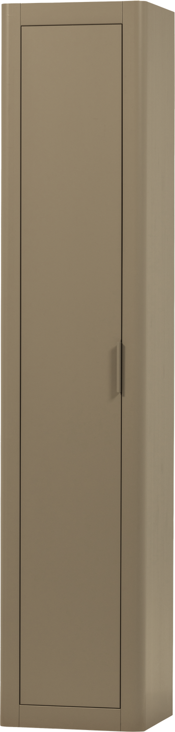 Højskab Woood Gunnar Smalt Skab Fsc Fyrretræ Mud-grå H217xb45xd39 Cm