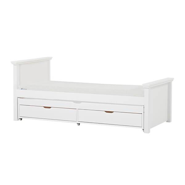 Hoppekids Deluxe Seng    Udtræksseng Og Eco Luxury Madras 90x200 Cm  : Erling Christensen Møbler