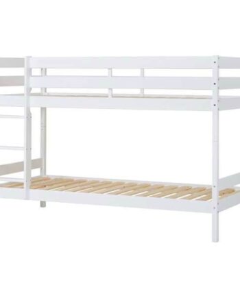 Hoppekids Eco Comfort Køjeseng 90x200 Cm Hvid Hvid : Erling Christensen Møbler