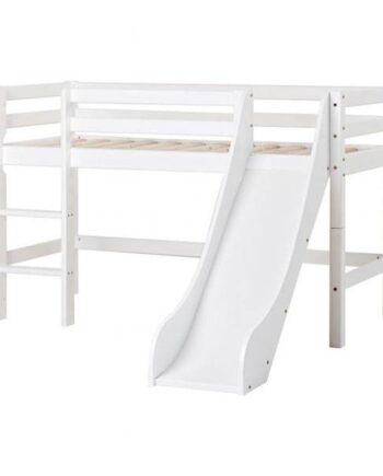 Hoppekids Eco Dream Halvhøj Seng Med Rutsjebane 70x160 Cm  : Erling Christensen Møbler