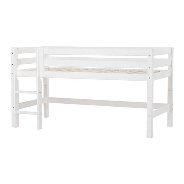 Hoppekids Eco Luxury Halvhøj Seng Med Stige 90x200  : Erling Christensen Møbler